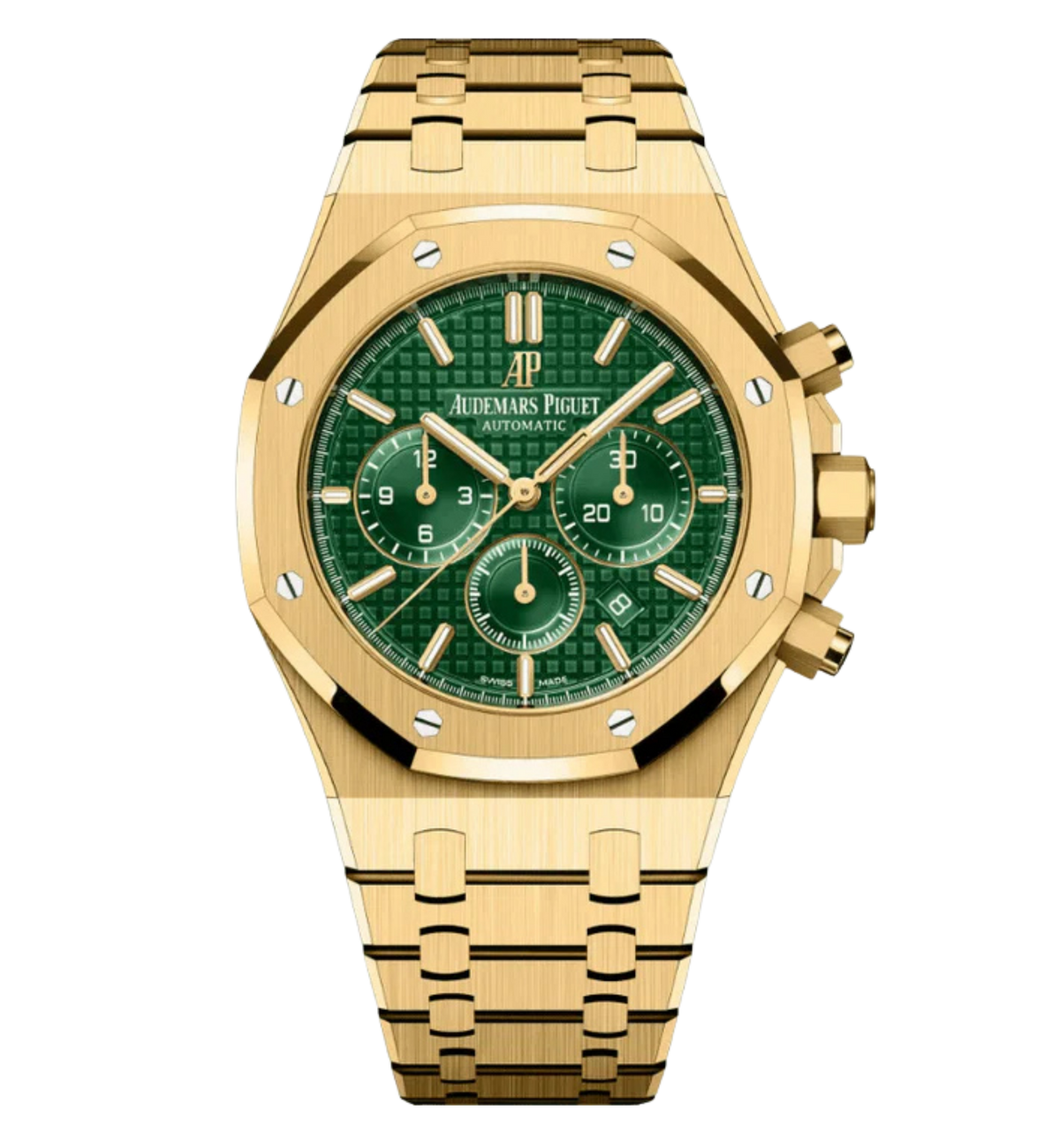 AP Royal Oak Chronograph Or Jaune/Vert