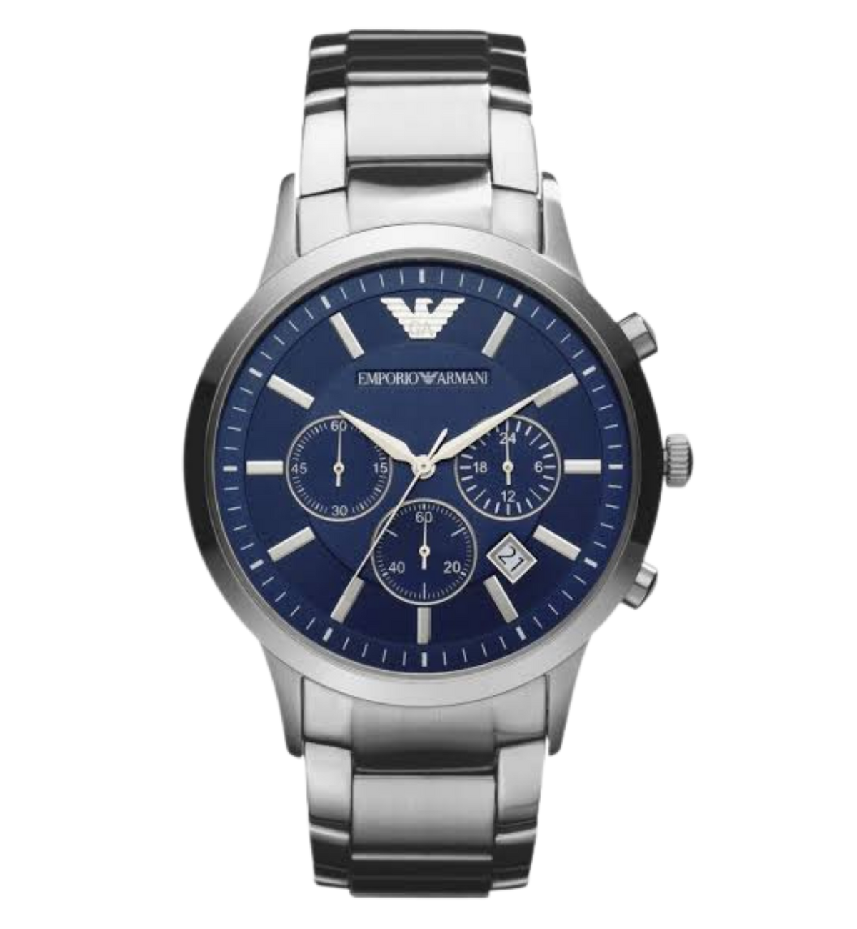 EMPORIO ARMANI montre pour homme Cronographe en acier inoxydable