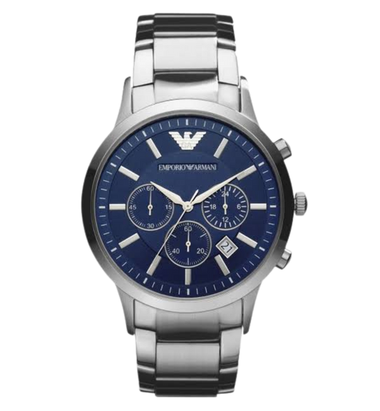 EMPORIO ARMANI montre pour homme Cronographe en acier inoxydable