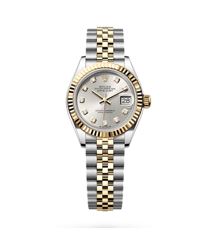 Rolex Lady-Datejust Oyster, 28 mm, acier Oystersteel et or jaune