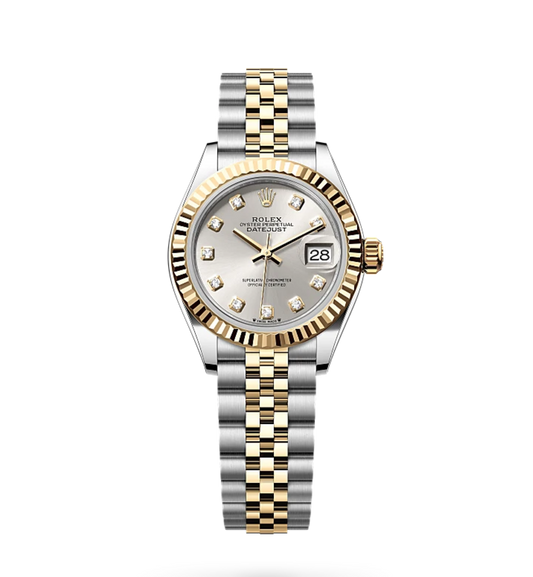 Rolex Lady-Datejust Oyster, 28 mm, acier Oystersteel et or jaune