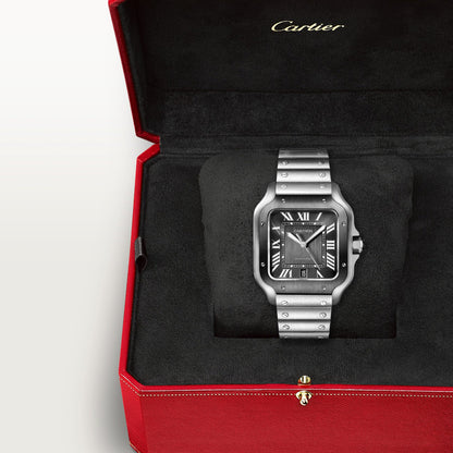 Cartier Santos De Large Automatic Grey Dial Men's Watch Santos