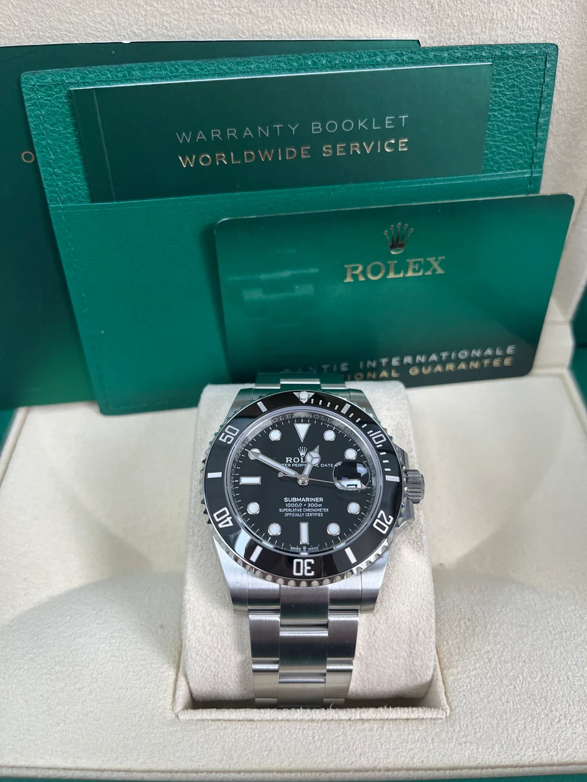 Rolex Submariner Stainless Steel Date Black Dial