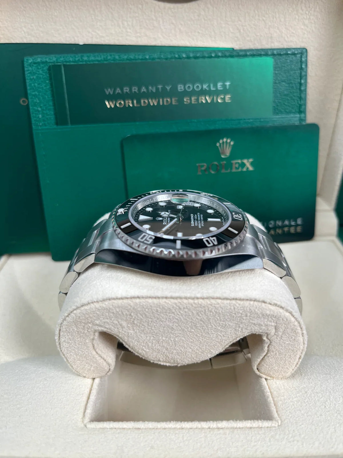 Rolex Submariner Stainless Steel Date Black Dial