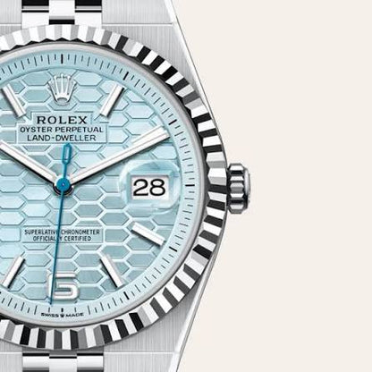 Rolex Land-Dweller blue dial